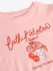 Pink Cherry Bunches - Cath Kidston 100% Cotton T-Shirt - Imagen 7 de 8