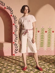 White Sketchbook - Cath Kidston 100% Cotton T-Shirt - Imagen 1 de 7