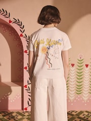 White Sketchbook - Cath Kidston 100% Cotton T-Shirt - Imagen 2 de 7