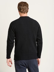 Brakeburn Blue Guernsey Style Jumper - Image 2 of 4