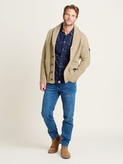 Brakeburn Cream Shawl Cardigan - Image 4 of 4
