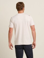 Brakeburn Cream Camping Bear 100% Cotton T-Shirt - Image 4 of 5