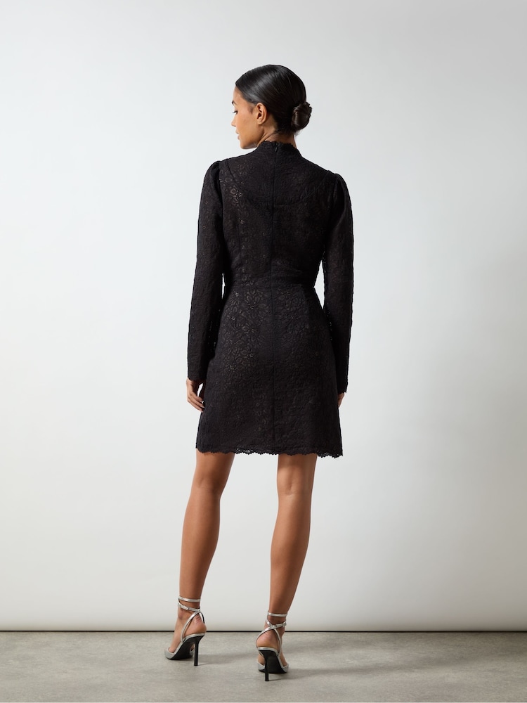 Ro&Zo Lace Scallop Hem Dress - Изображение 2 из 4