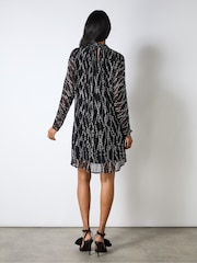 Ro&Zo Foil Keyhole Mini Dress - Image 5 of 6