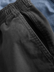 Blue/Black Garment Dye Dock Shorts - Image 5 of 6