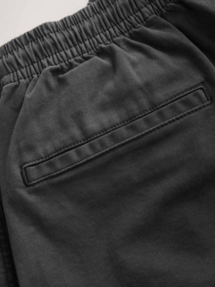 Blue/Black Garment Dye Dock Shorts - Image 6 of 6