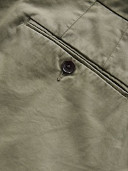Green Premium Sateen Chino Shorts - Image 10 of 11
