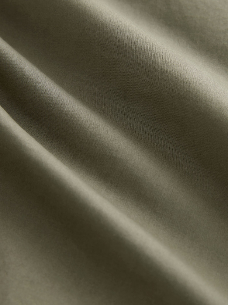 Green Premium Sateen Chino Shorts - Image 11 of 11 Green Premium Sateen Chino Shorts - Image 11 of 11