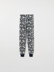 Polarn O Pyret Blue Organic Cotton Nordic Forest Print Pyjamas - Image 7 of 10