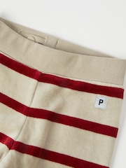 Polarn O Pyret Organic Cotton Soft Velour Trousers - Imagen 2 de 4