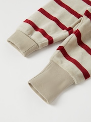 Polarn O Pyret Organic Cotton Soft Velour Trousers - Imagen 3 de 4