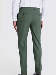 MOSS Green Slim Fit Trousers - Image 2 of 3