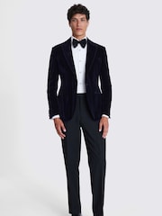 MOSS Blue Slim Fit Jacket - Image 2 of 6