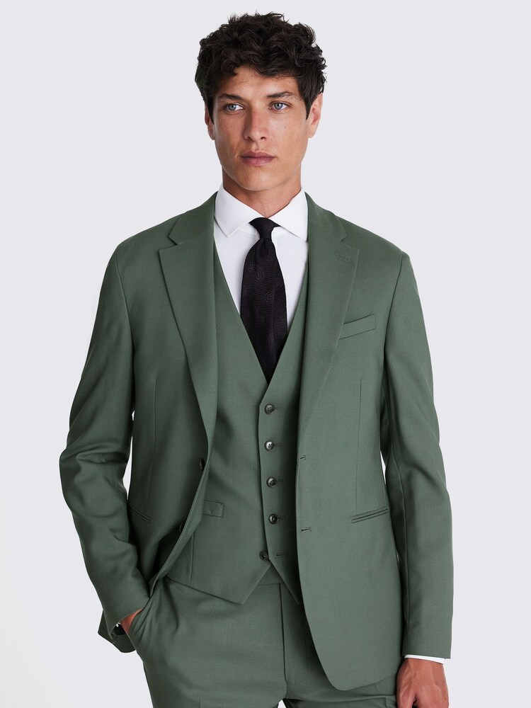 MOSS Green Slim Fit Jacket - Image 1 of 6 MOSS Green Slim Fit Jacket - Image 1 of 6