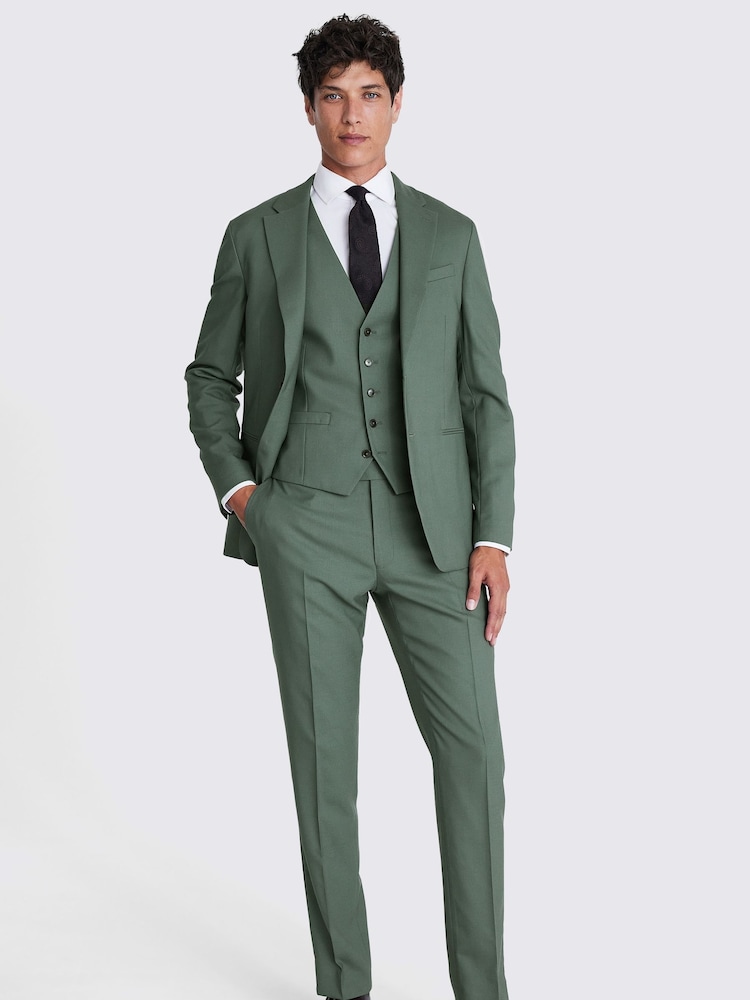 MOSS Green Slim Fit Jacket - Image 2 of 6 MOSS Green Slim Fit Jacket - Image 2 of 6
