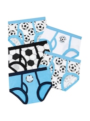 Harry Bear Football 100% Cotton Underwear 5 Pack - Bild 1 von 5