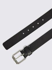 MOSS Black Chocolate Leather Jeans Belt - Image 2 of 3