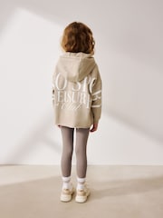 Beige Slogan Hoodie And Leggings Set (3-16yrs) - Image 1 of 12