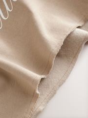 Beige Slogan Hoodie And Leggings Set (3-16yrs) - Image 10 of 12