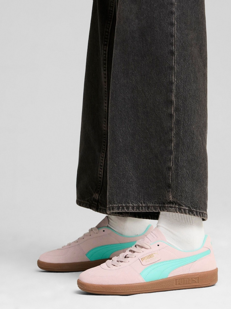 Puma Purple Mens Palermo Trainers - Image 2 of 8