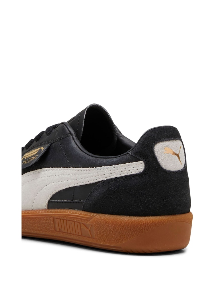 Puma Black Mens Palermo Trainers - Image 6 of 6