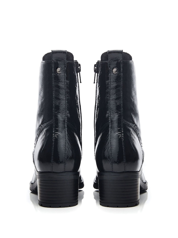 Moda in Pelle BEZZIE LACE UP LEATHER ANKLE BOOT - Image 3 of 4