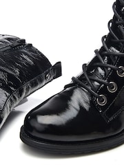 Moda in Pelle BEZZIE LACE UP LEATHER ANKLE BOOT - Image 4 of 4