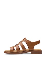Clarks Tan/Brown Essentials Trivanni Gladiator Sandals - Image 2 of 7