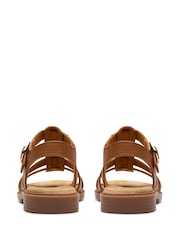 Clarks Tan/Brown Essentials Trivanni Gladiator Sandals - Image 5 of 7