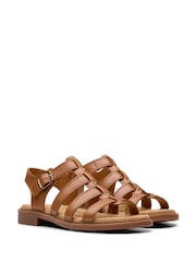 Clarks Tan/Brown Essentials Trivanni Gladiator Sandals - Image 6 of 7