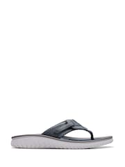 Clarks Navy Essentials Wesley Sun Flip Sandals - Image 1 of 7
