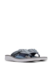 Clarks Navy Essentials Wesley Sun Flip Sandals - Image 4 of 7