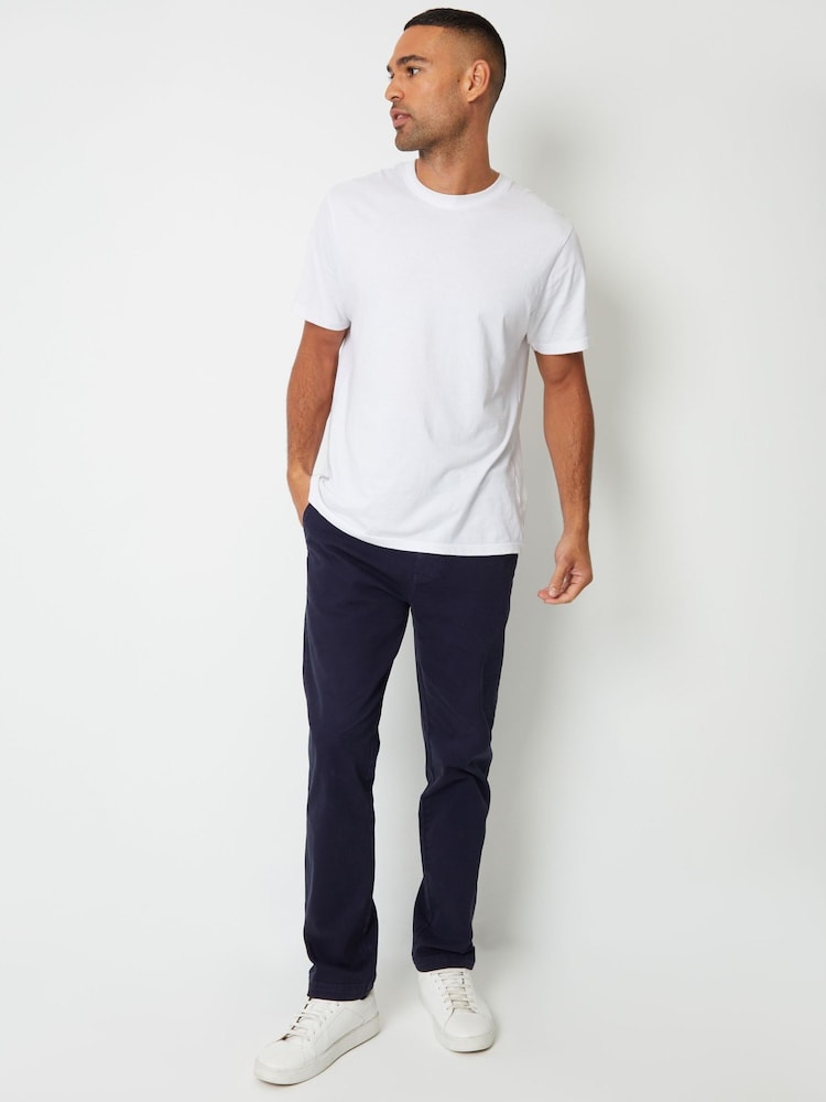 Blau - Threadbare Canvashose mit Stretch, geradem Bein - Bild 4 von 4 Blau - Threadbare Canvashose mit Stretch, geradem Bein - Bild 4 von 4