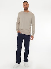 Threadbare Navy Straight Leg Jeans With Stretch - Image 3 of 4