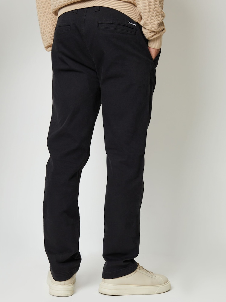 Schwarz - Threadbare Canvashose mit Stretch, geradem Bein - Bild 2 von 4 Schwarz - Threadbare Canvashose mit Stretch, geradem Bein - Bild 2 von 4