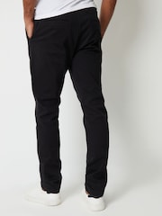 Threadbare Black Slim Fit Canvas Trousers With Stretch - Image 2 of 4