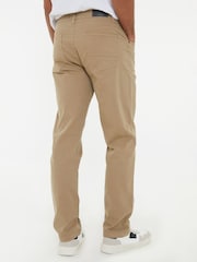Threadbare Brown Straight Leg Jeans With Stretch - Image 2 of 4
