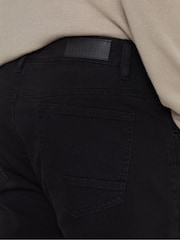 Threadbare Black Straight Leg Jeans With Stretch - Image 4 of 4