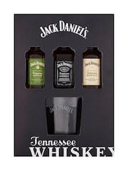 Jack Daniels Trio Selection with Glass - Image 2 of 2