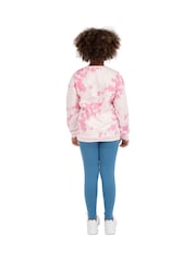 Character Pink 100% Cotton Disney Lilo and Stitch Sweatshirt And Leggings Set with Stitch And Angel - Image 7 of 9