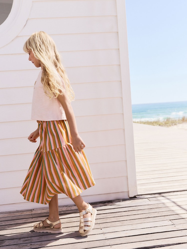 Pink Soleil Vest and Midi Skirt Set (3-16yrs) - Image 3 of 10