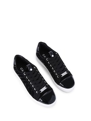 Carvela Joyful Quilt Black Trainers - Image 3 of 5