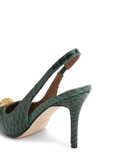 Kurt Geiger London Belgravia High Slingback Shoes - Image 2 of 4