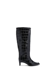 Kurt Geiger London Regent Knee Black Boots - Image 2 of 5