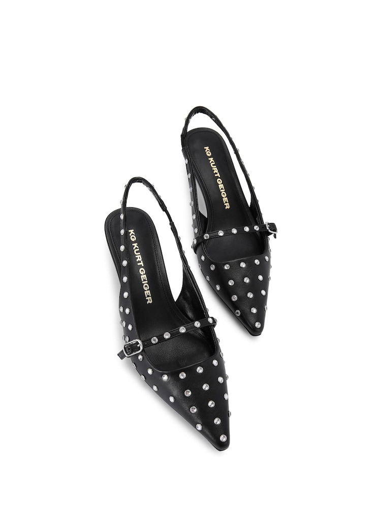 Črni čevlji z zakovicami KG Kurt Geiger Former - Slika 2 iz 5 Črni čevlji z zakovicami KG Kurt Geiger Former - Slika 2 iz 5