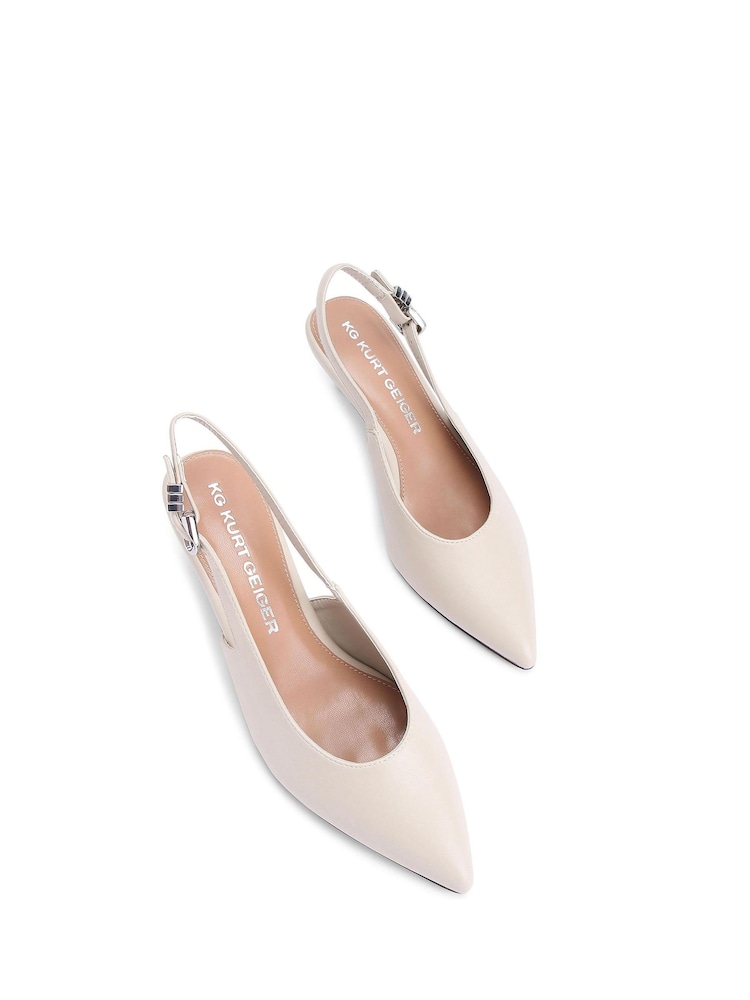 Cream - KG Kurt Geiger Beloved Slingback Čevlji - Slika 2 iz 5 Cream - KG Kurt Geiger Beloved Slingback Čevlji - Slika 2 iz 5