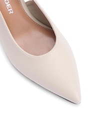 Cream - KG Kurt Geiger Beloved Slingback Čevlji - Slika 4 iz 5