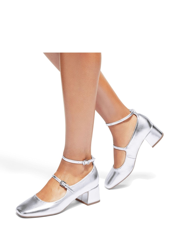srebrna (barva); srebro - KG Kurt Geiger Adelaide Mary Jane čevlji - Slika 5 iz 5 srebrna (barva); srebro - KG Kurt Geiger Adelaide Mary Jane čevlji - Slika 5 iz 5