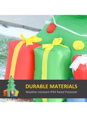 Homcom Green Outdoor 5FT Inflatable Christmas Tree Xmas Decoration - Image 6 of 6