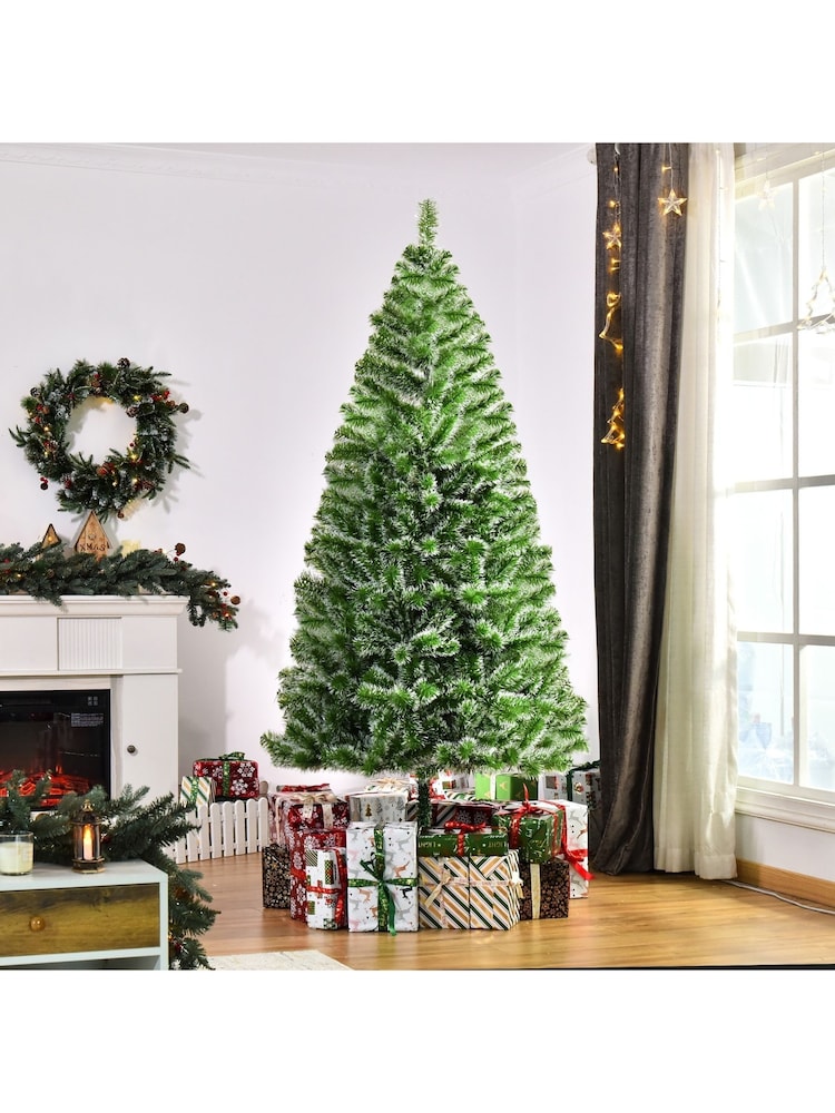 Homcom Green 7FT Artificial Christmas Tree - Image 1 of 6